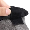 Linen Cotton Fabric Dog Feeding Pouch Adjustable Size Water Tough Pet Training Bag Multi Compartment Waist Hung Style