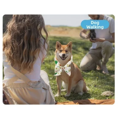 2Pcs Cute Print Pet Cooling Ice Scarf Adjustable Fast Cooling Pet Cool Neck Ring Reusable Ice Towel Dog Cooling Collar